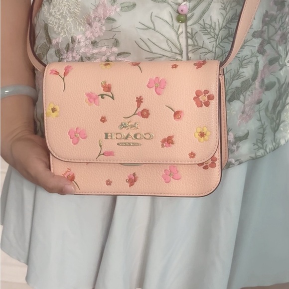 Coach Mini Brynn Crossbody With Mystical Floral Print - Picture 6 of 6